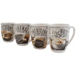 Global Brew 4-Piece Mug Set Mugs